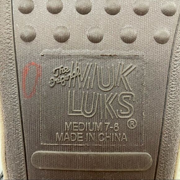 Muk Luks Tarn Knit Cozy Faux Fur Slippers New - Picture 9 of 10